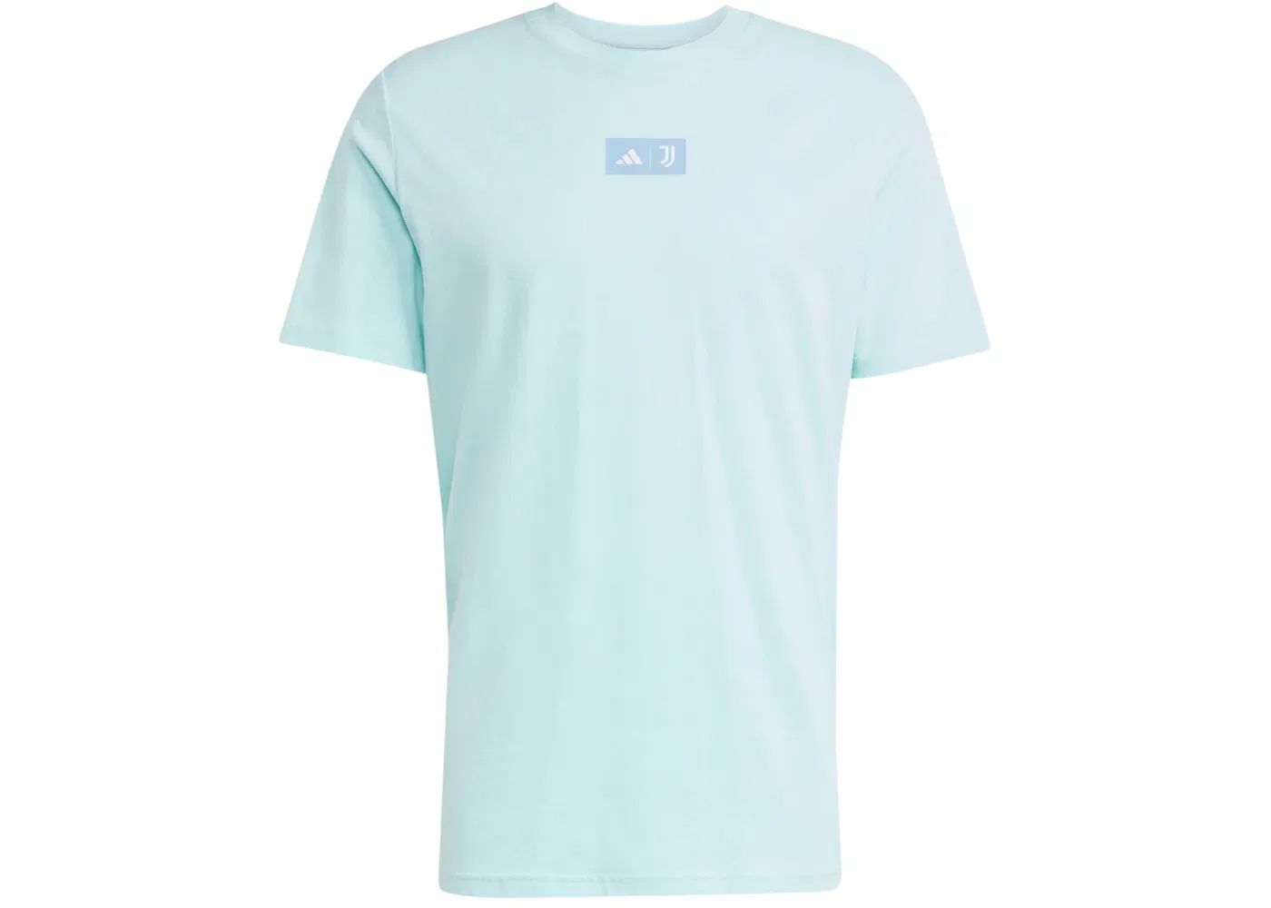 Мужская футболка с принтом Adidas Juventus Seasonal Graphic Tee, Semi Flash Aqua