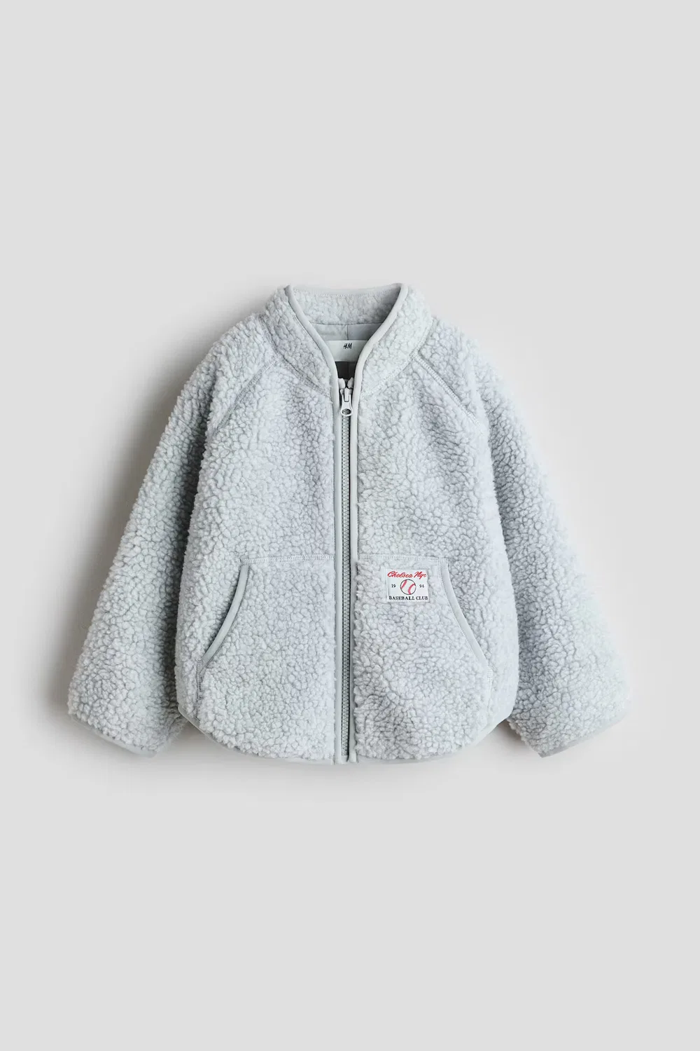 Куртка из плюшевого флиса H&M, Hellgrau