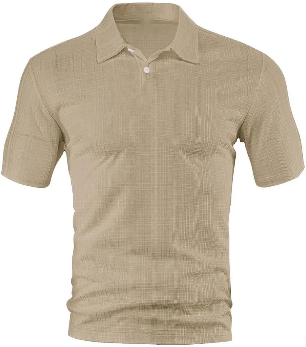 Мужская быстросохнущая поло с воротником Athletic Casual, Khaki