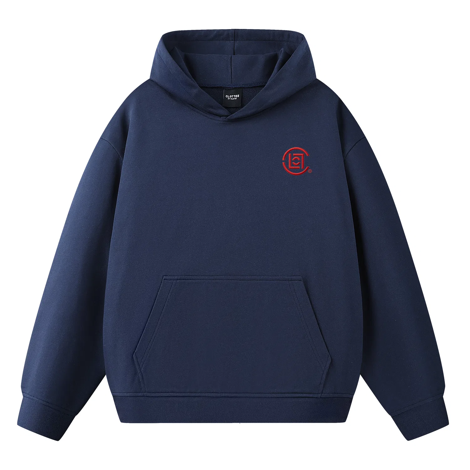 Детский худи с принтом сакуры CLOT X CLOTTEE, Light Heather Gray — фото 4
