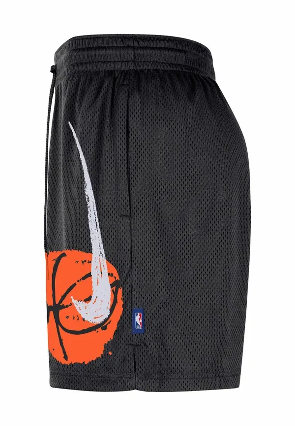 Шорты из полиэстера Sports shorts Nike Performance, Brilliant Orange, черный/оранжевый — фото 3