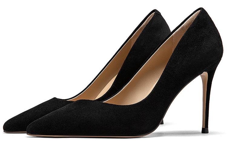 Женские туфли на высоком каблуке 9,5 см NINE WEST, розовые — фото 4