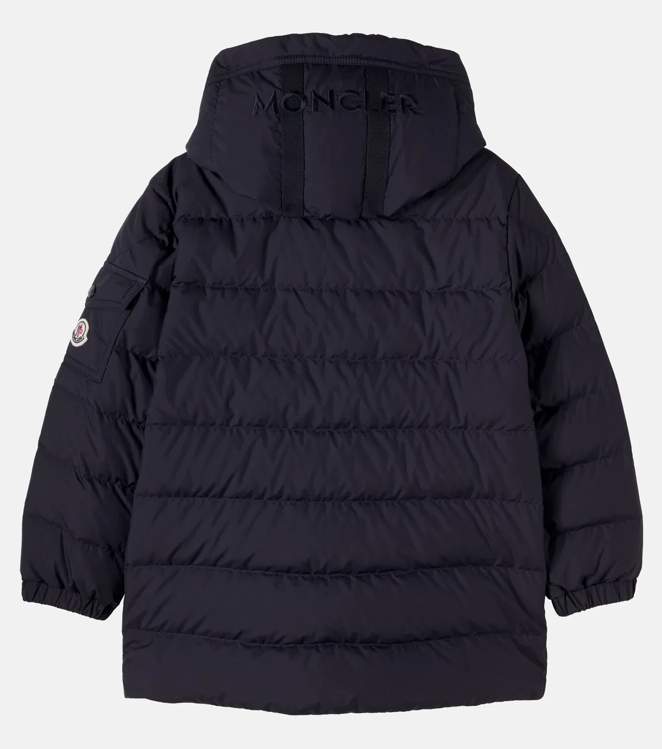 Пуховик с капюшоном Brannock Moncler Enfant, синий — фото 3