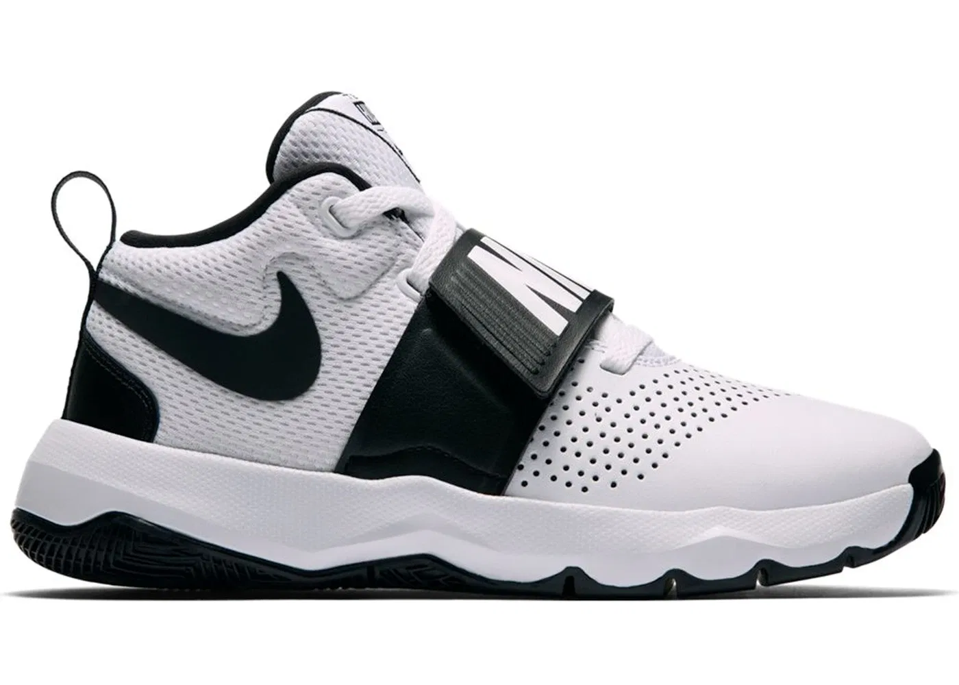 Детские кроссовки для мальчиков Nike Team Hustle D 8 Nike, White/Black