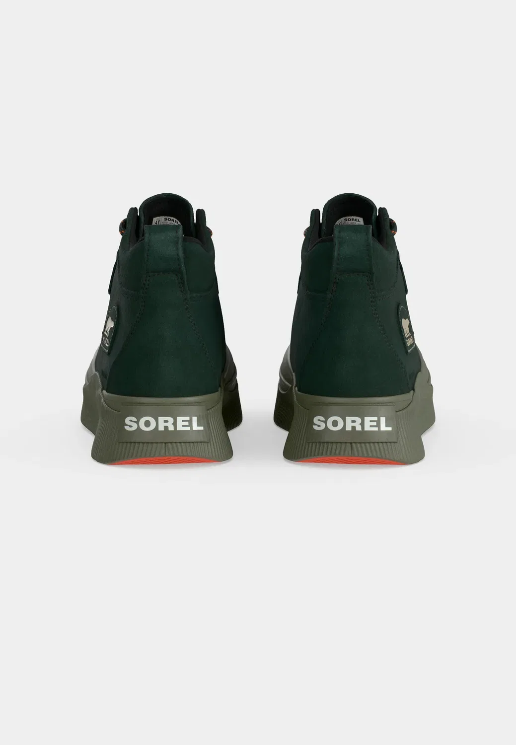 Big kids out n about iv classic wp unisex - lace-up ankle boots Sorel, Deep Woods/Stone Green — фото 4