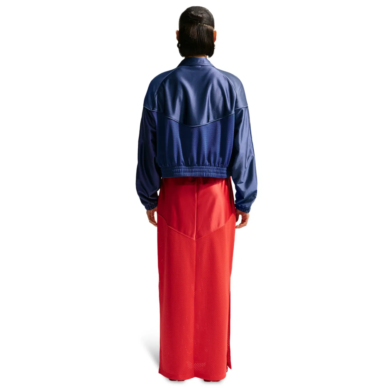 Женская куртка Heritage Festival Windrunner Nike, цвет Mystic Navy/Mystic Navy — фото 4