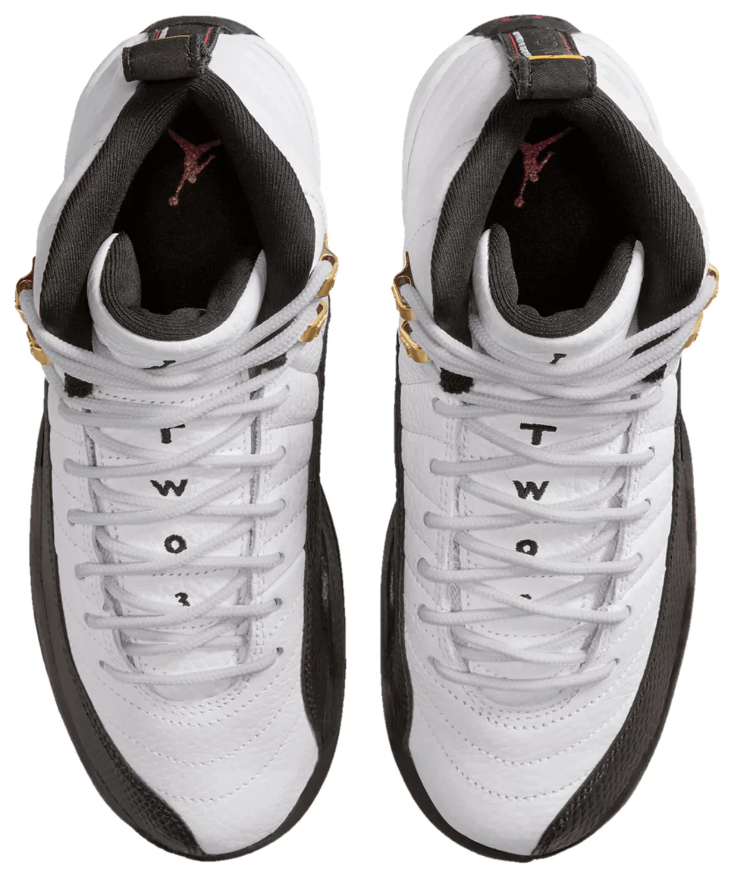 Баскетбольные кроссовки для мальчиков Retro 12 Jordan, цвет White/Taxi/Black — фото 4