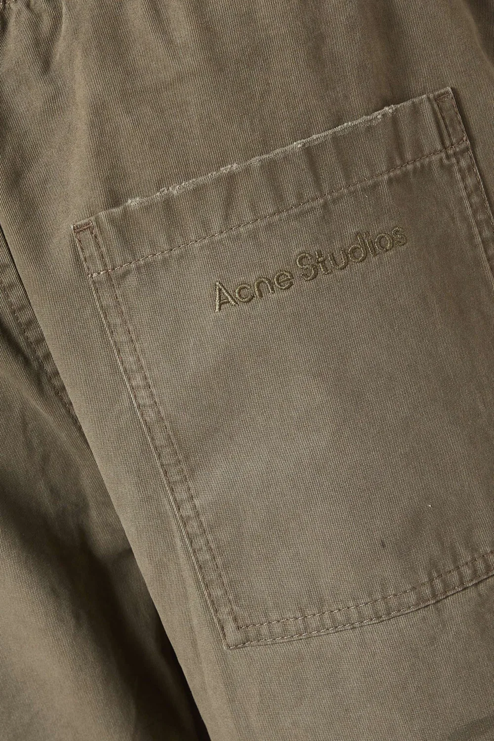 Брюки прямые из хлопка Acne Studios — фото 4