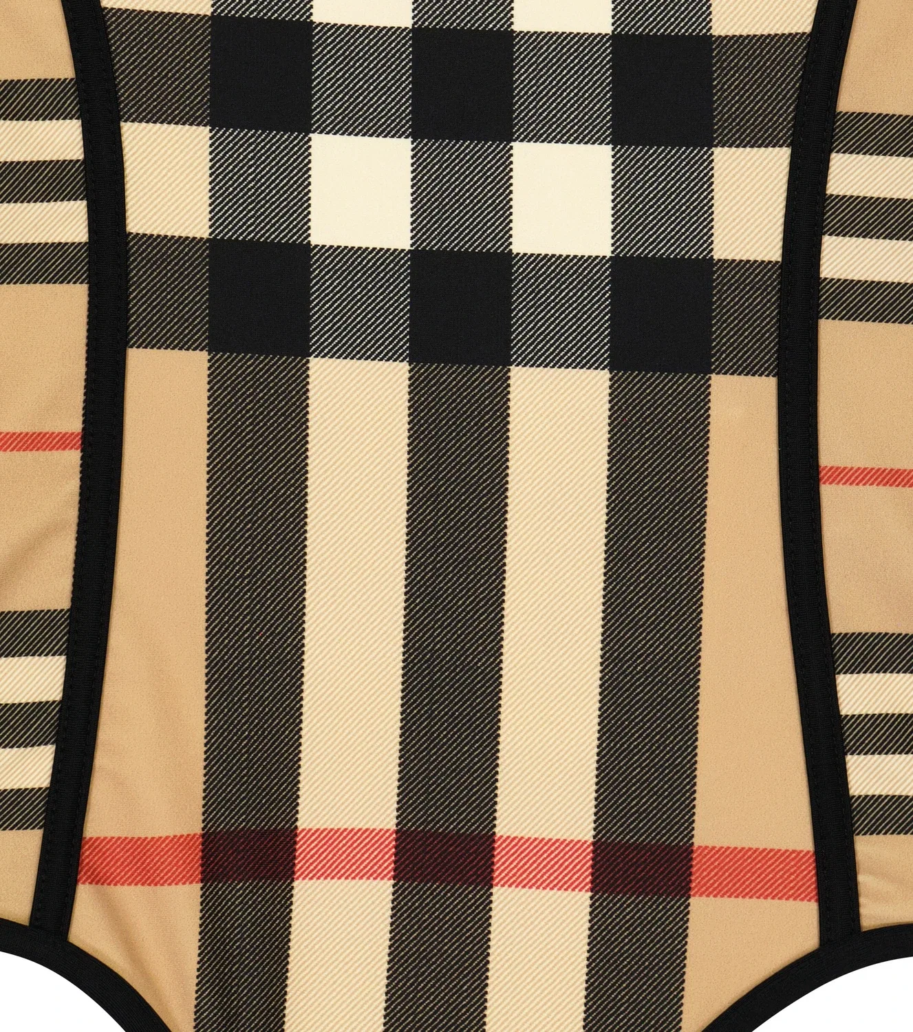 Раздельный купальник в клетку Burberry Kids, Archive Beige Ip Chk, бежевый — фото 3