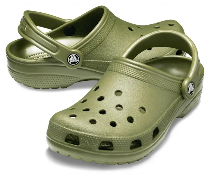 Классические сабо Crocs женские, цвет Army Green — фото 2