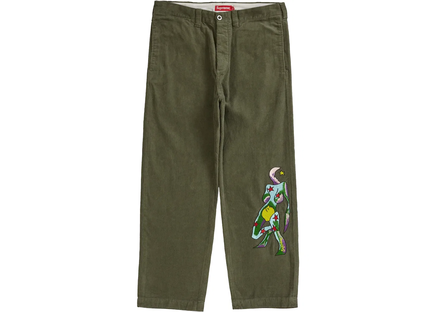 Мужские брюки из вельвета Pant Supreme, Dusty Green