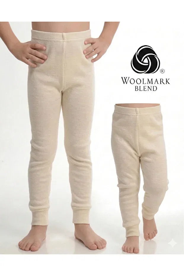 Детское термобелье для мальчиков шерстяное Oxford Sport, Beige — фото 2