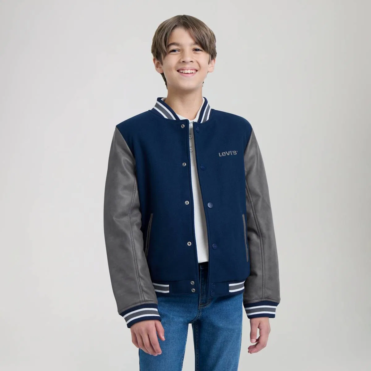 Бомберы Levi's для мальчиков, размеры 8-20, Dress Blues - Blue — фото 2