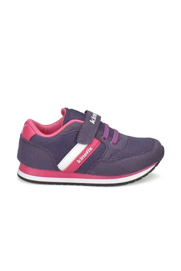 Детские кроссовки для девочек с принтом Kinetix, Purple Fuchsia White — фото 2
