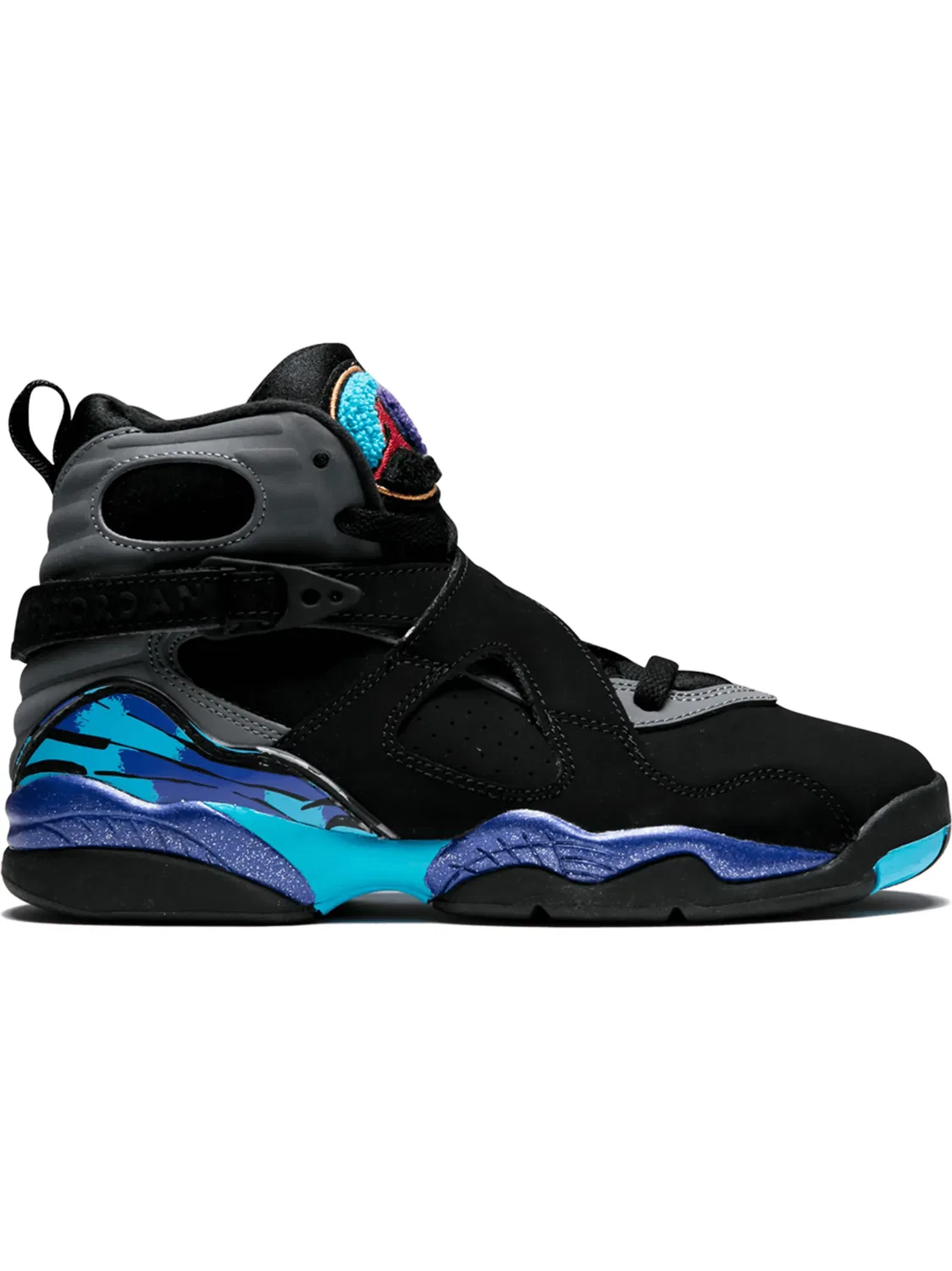 Кроссовки Air Jordan 8 Retro "Aqua", черный