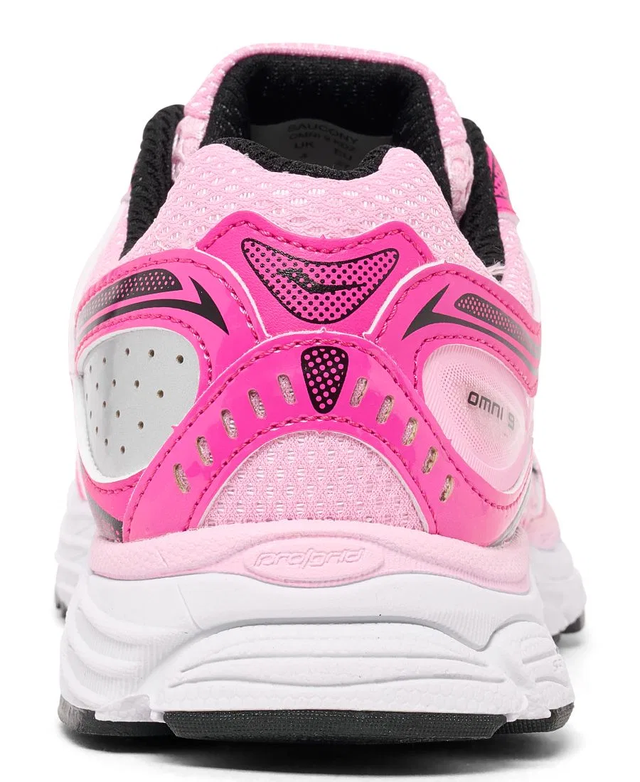 Кроссовки беговые с верхом из дышащей сетки Saucony Omni 9, Fuchsia Pink — фото 4