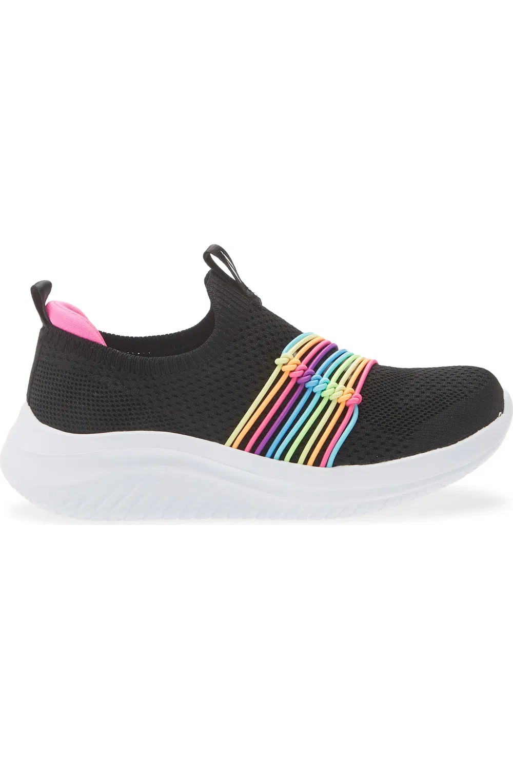 Детские кроссовки slip-on Ultra Flex 3.0 SKECHERS, Black Multi — фото 3