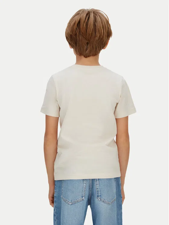 Комплект футболок regular fit Monologo Calvin Klein Jeans, бежевый — фото 3