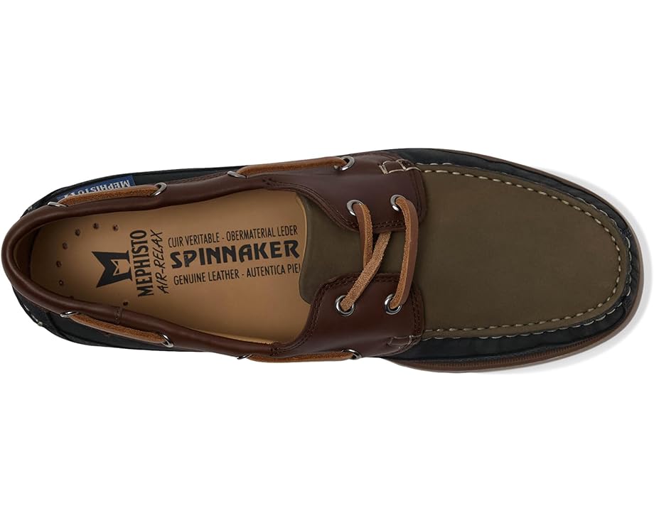Мужские лодочные туфли Mephisto Boating, Deep Blue — фото 2