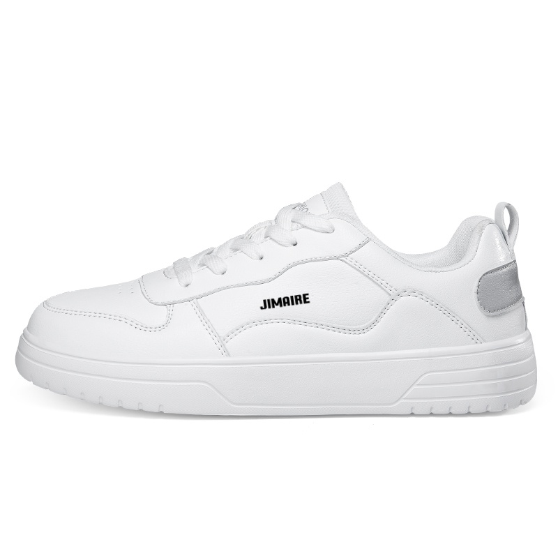 

King Jinmai Низкие скейтерские кроссовки унисекс бело-серые, цвет White Gray