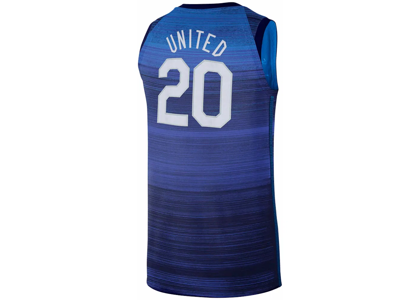 Мужская джерси с принтом Nike Team USA 2020 Road Vaporknit Authentic, Синий — фото 2