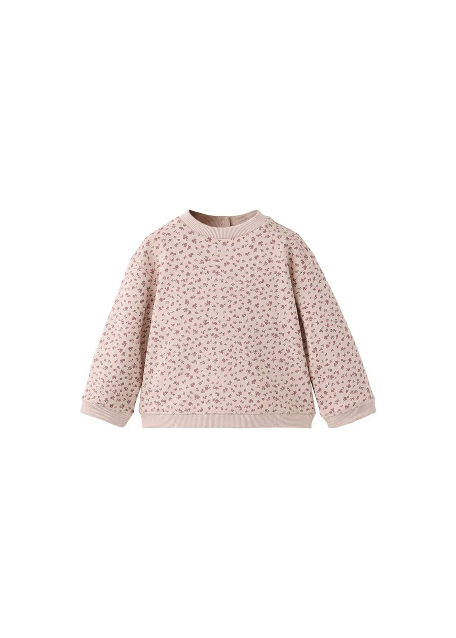 Детский свитер MANGO KIDS, нежно-розовый, пастельно-розовый