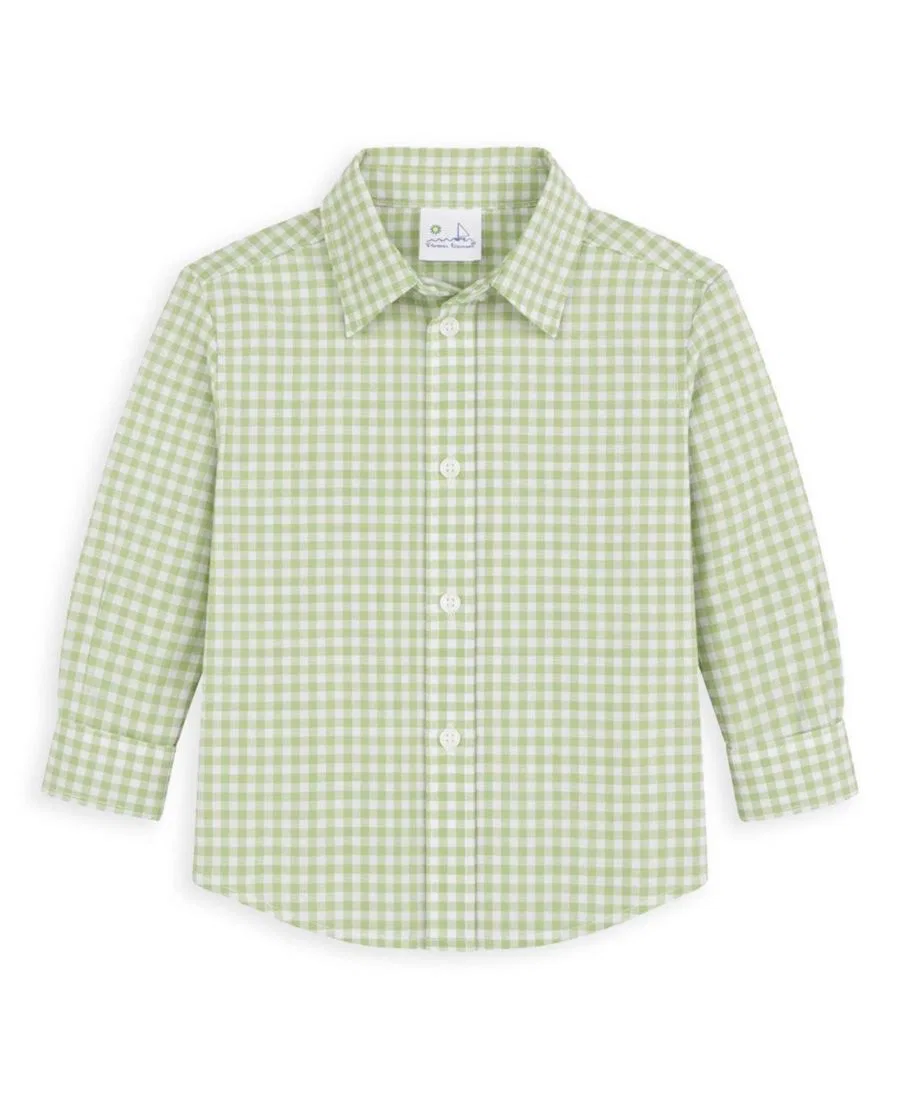 Рубашка с длинным рукавом Florence Eiseman, White Sage Check