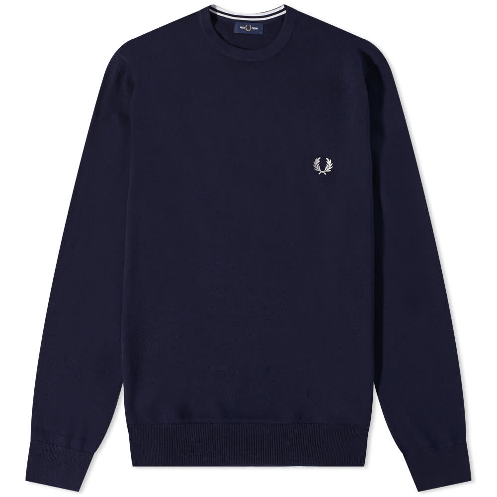 

Джемпер Fred Perry Crew Knit, Черный, Джемпер Fred Perry Crew Knit
