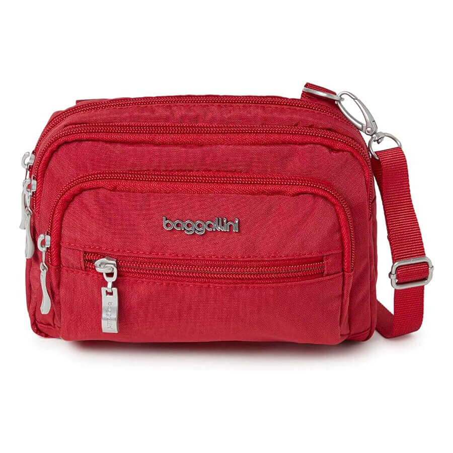 

Сумка Baggallini Triple Zip, красный
