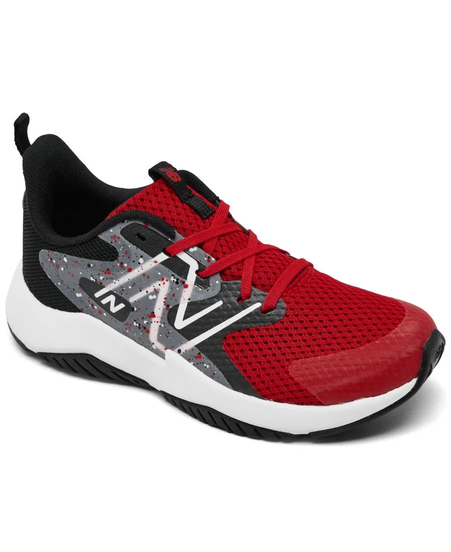 Кроссовки с сетчатым верхом Rave Run V2 New Balance, Red Black Cement