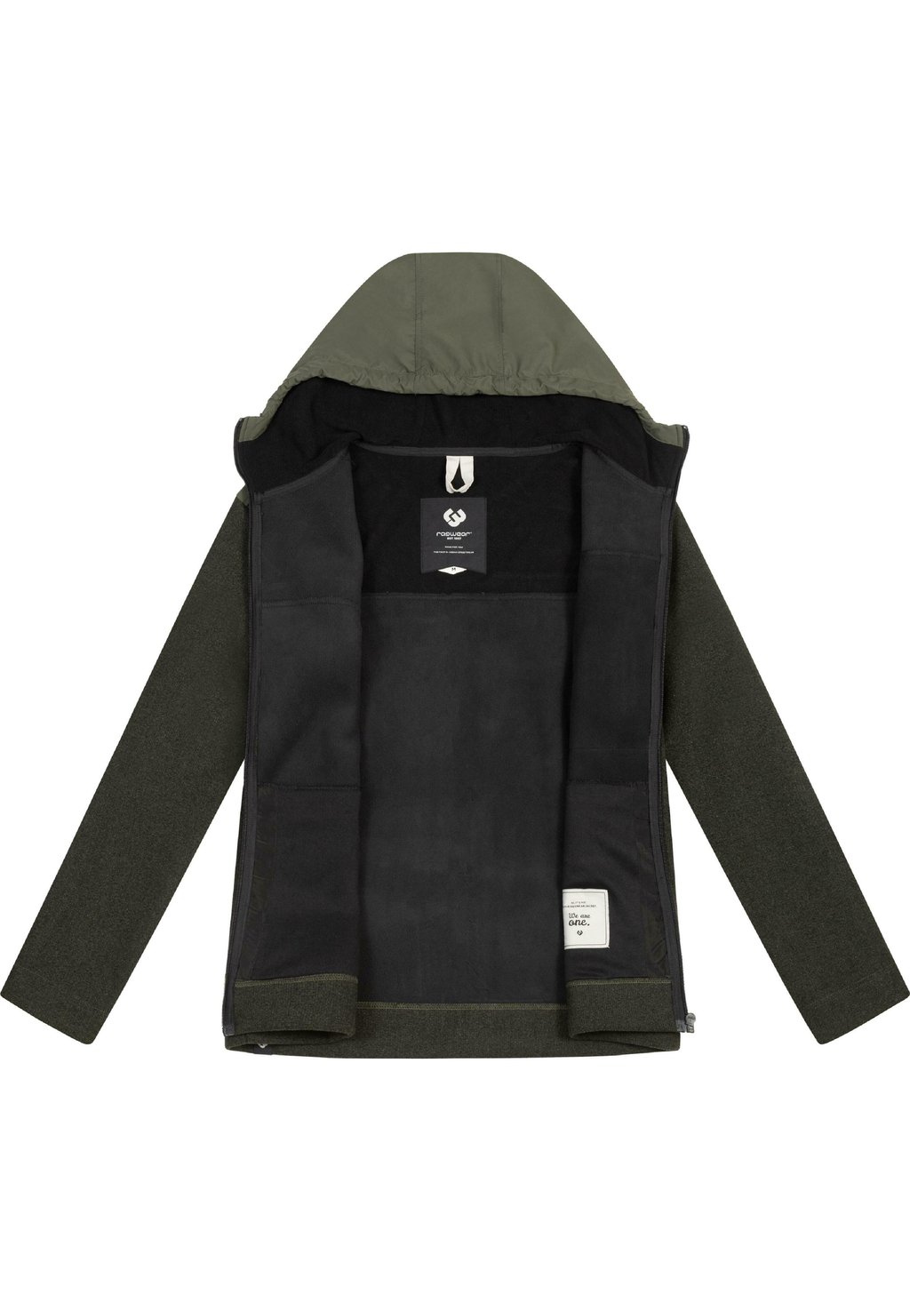 

Флисовая куртка BRODNEY Ragwear, оливковый