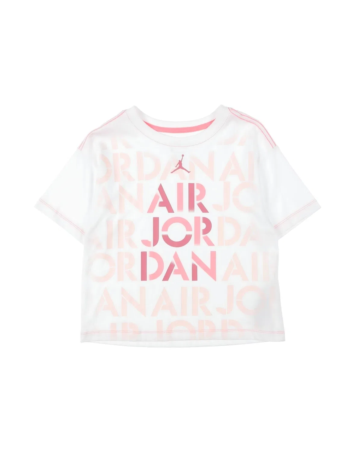 Детская футболка для девочек с принтом Air Jordan Focus Ss Tee Jordan, белый