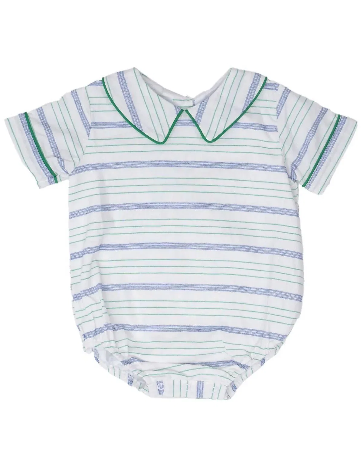Детский боди-комбинезон с принтом полоска Baylor Stripe THE OAKS APPAREL, Green/Blue