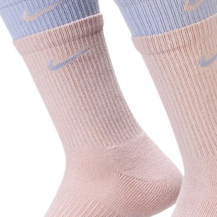 Детские носки с принтом Nike Sandstone Gray Pink — фото 3