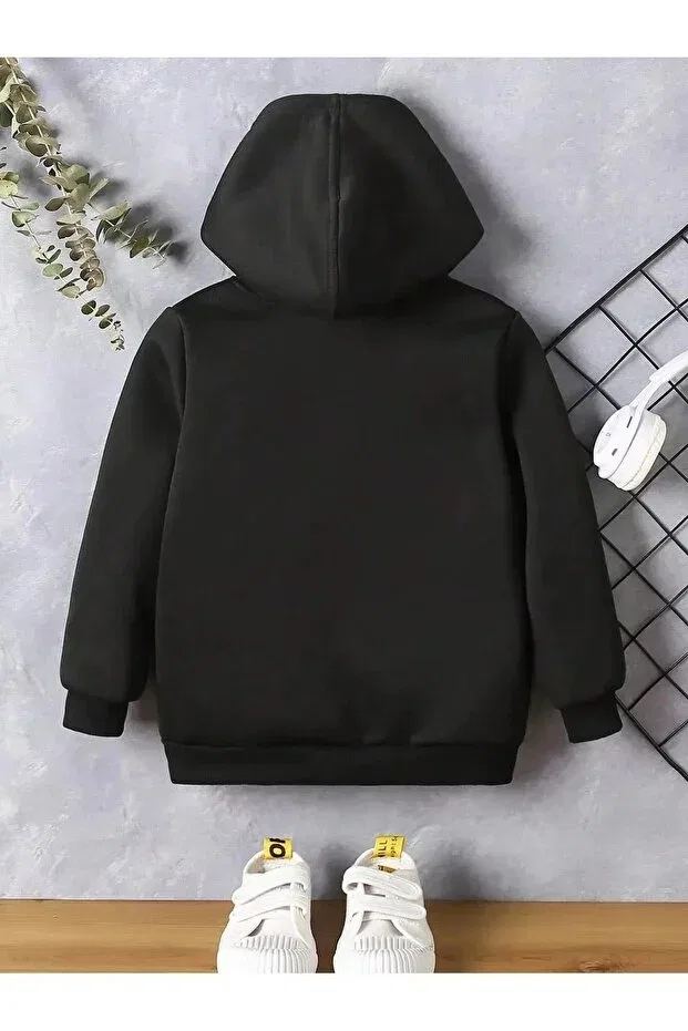 Детское худи для мальчиков с принтом New Year's Eve Glam Daxis Sportwear Company, Black02 — фото 2