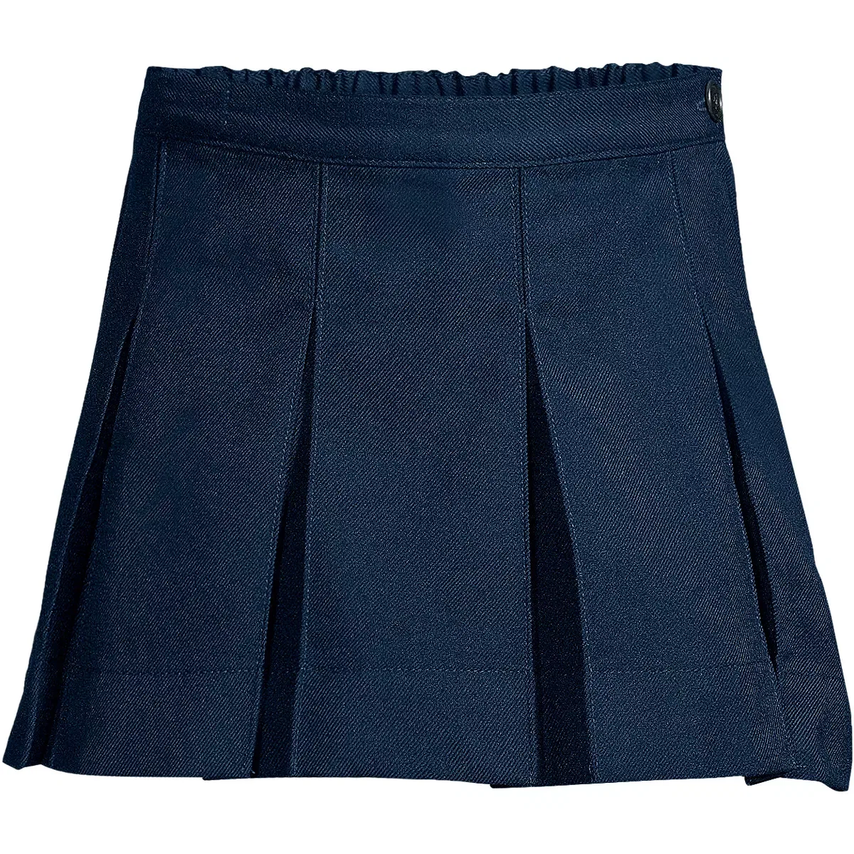 Детская юбка для девочек с плиссе Lands' End, Academic Classic Navy