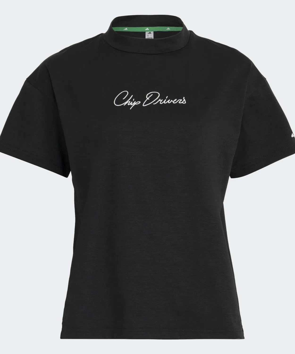 Женский хлопковый поло с длинным рукавомCHIP Back Graphic Mock Neck Adidas, Black