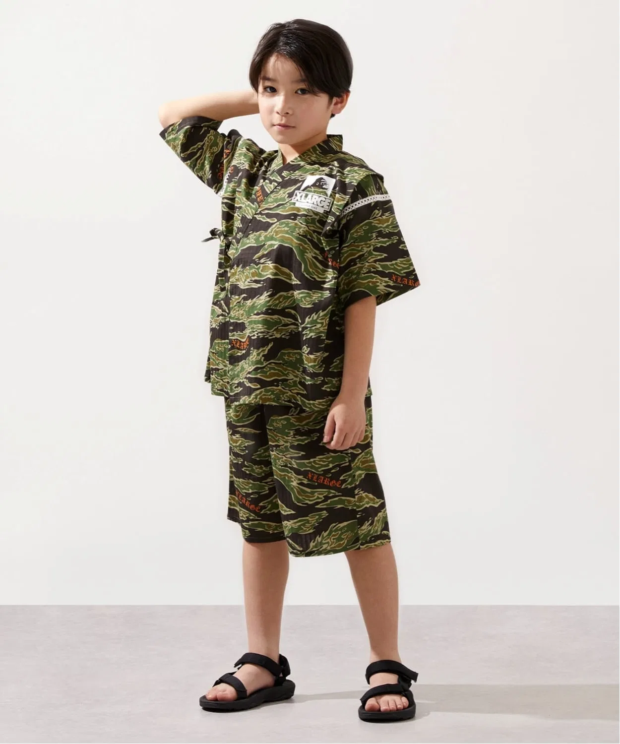 Детское кимоно с принтом OG Gorilla XLARGE KIDS, Khaki
