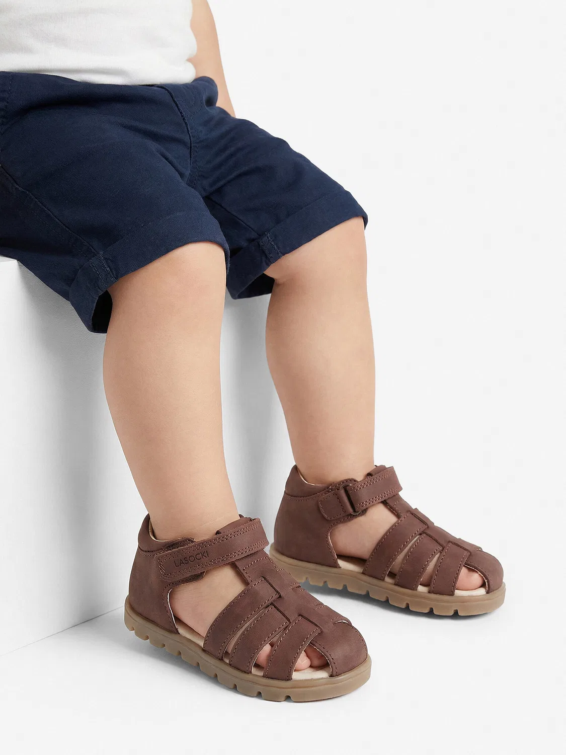 Сандалии для мальчика KEKKO Lasocki Kids, коричневый