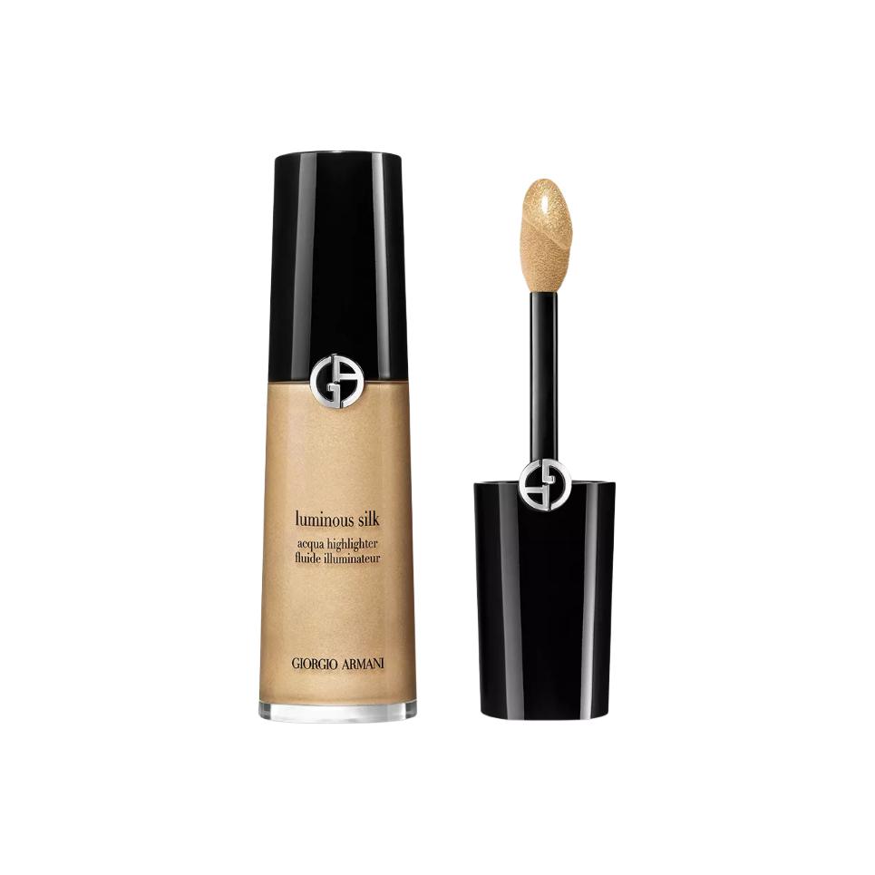 Светящиеся в темноте жидкие хайлайтеры Silk Natural Easy to Blend 12ml GIORGIO ARMANI — фото 3