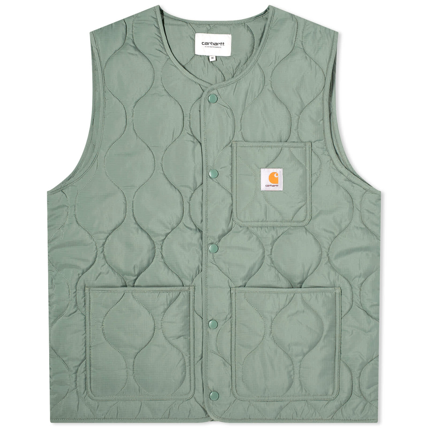 

Жилет Carhartt Wip Skyton, светло-зеленый