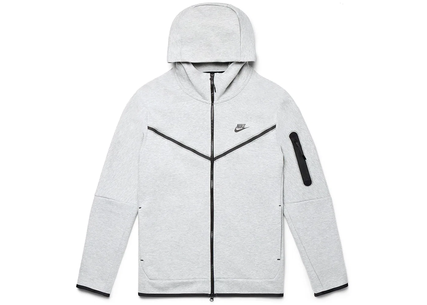 Мужская куртка с длинным рукавом Hoodie Nike, Heather Grey/Black