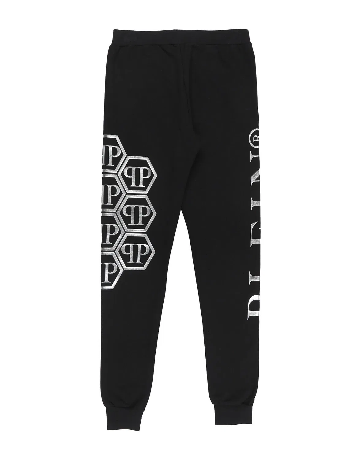 Подростковые спортивные штаны для мальчиков с принтом Philipp Plein, черный — фото 2
