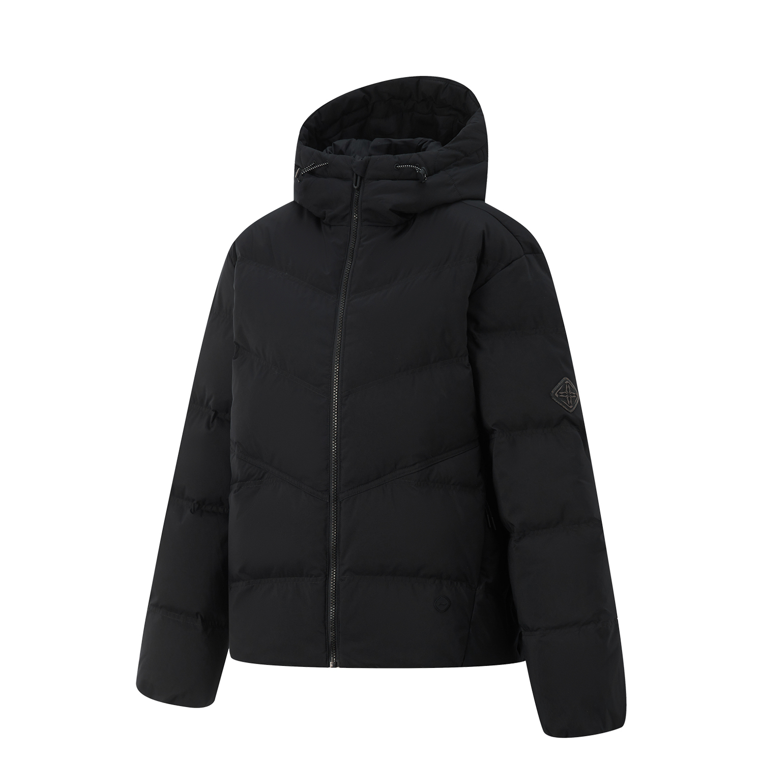 

LINING Фитнес куртка пуховая женская черная, Black