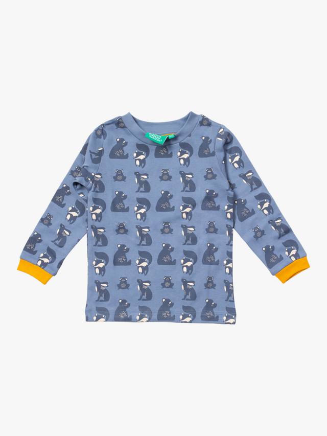 

Детская футболка с длинным рукавом из органического хлопка с принтом Little Green Radicals