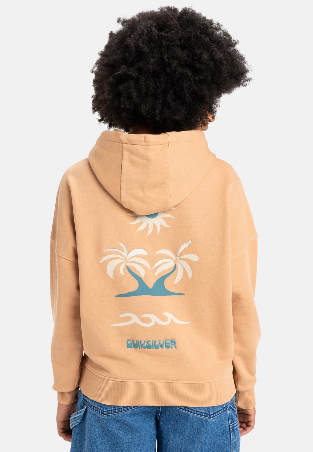 

Толстовка Hoodie Quiksilver, бежевый