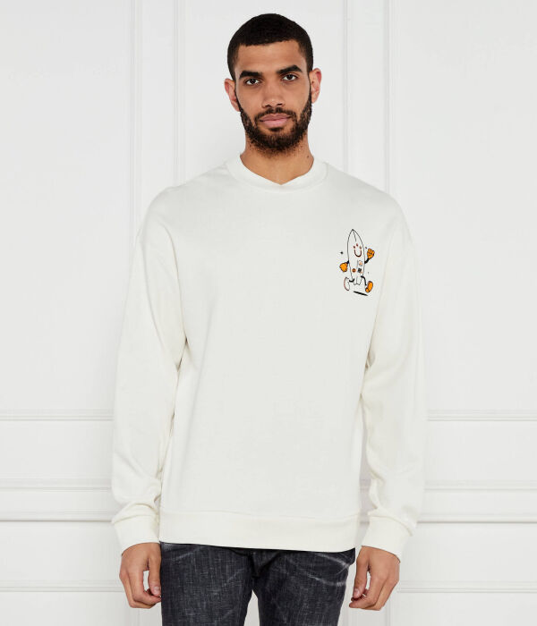 

Свитер черный Regular fit Hugo Blue, экрю