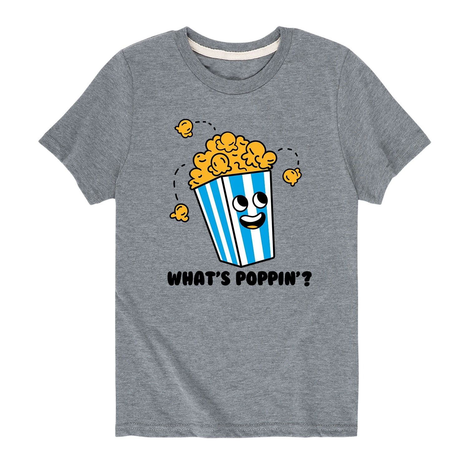 

Футболка What's Poppin' Popcorn для мальчиков 8–20 лет Licensed Character, серый