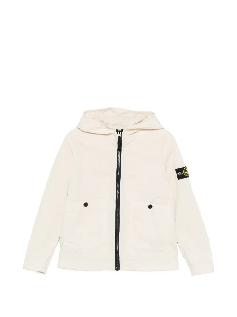 Куртка с капюшоном, длинные рукава Stone Island Junior, бежевый