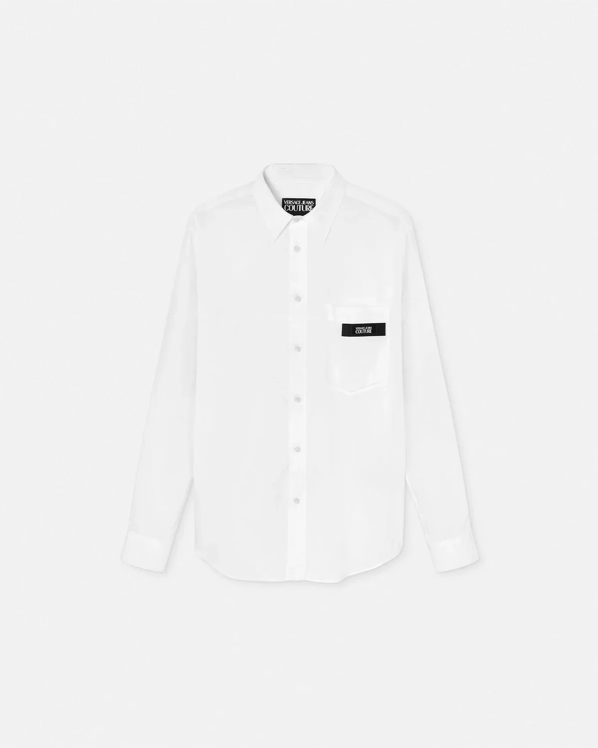 Рубашка с логотипом VERSACE, белый